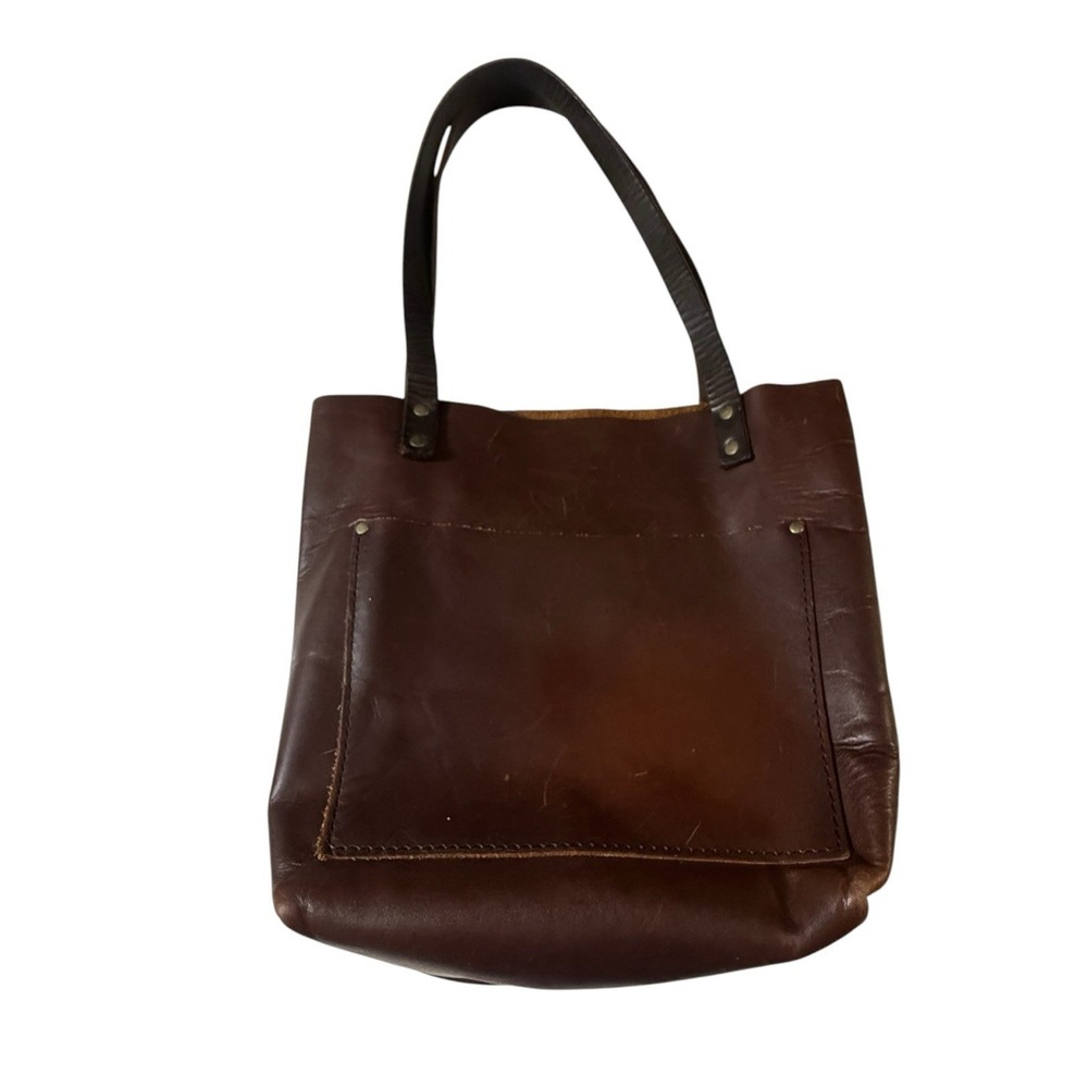 Portland Leather Goods SMALL CLASSIC Tote Bag Nutmeg